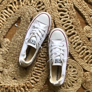 Converse All Star White Shoes Size 8